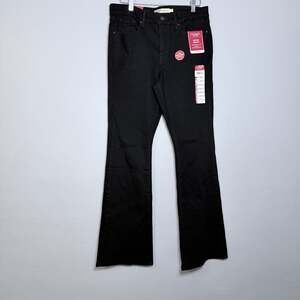Levi Strauss Signature Mid Rise Bootcut Jeans Size 8 Black